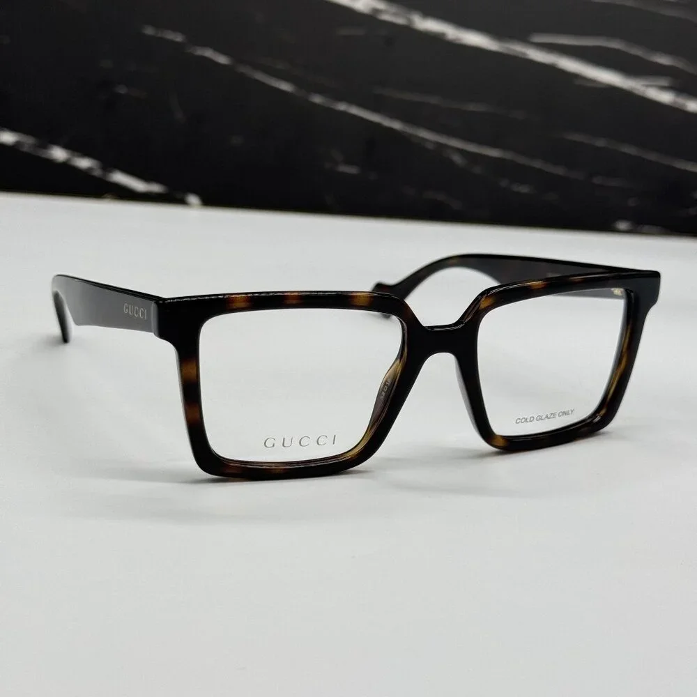 NEW GUCCI GG1540O 002 HAVANA UNISEX EYEGLASSES GUCCI